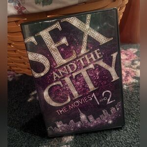 Sex and the City: The Movies 1 and 2 DVD Set - Purple Glitter Cover